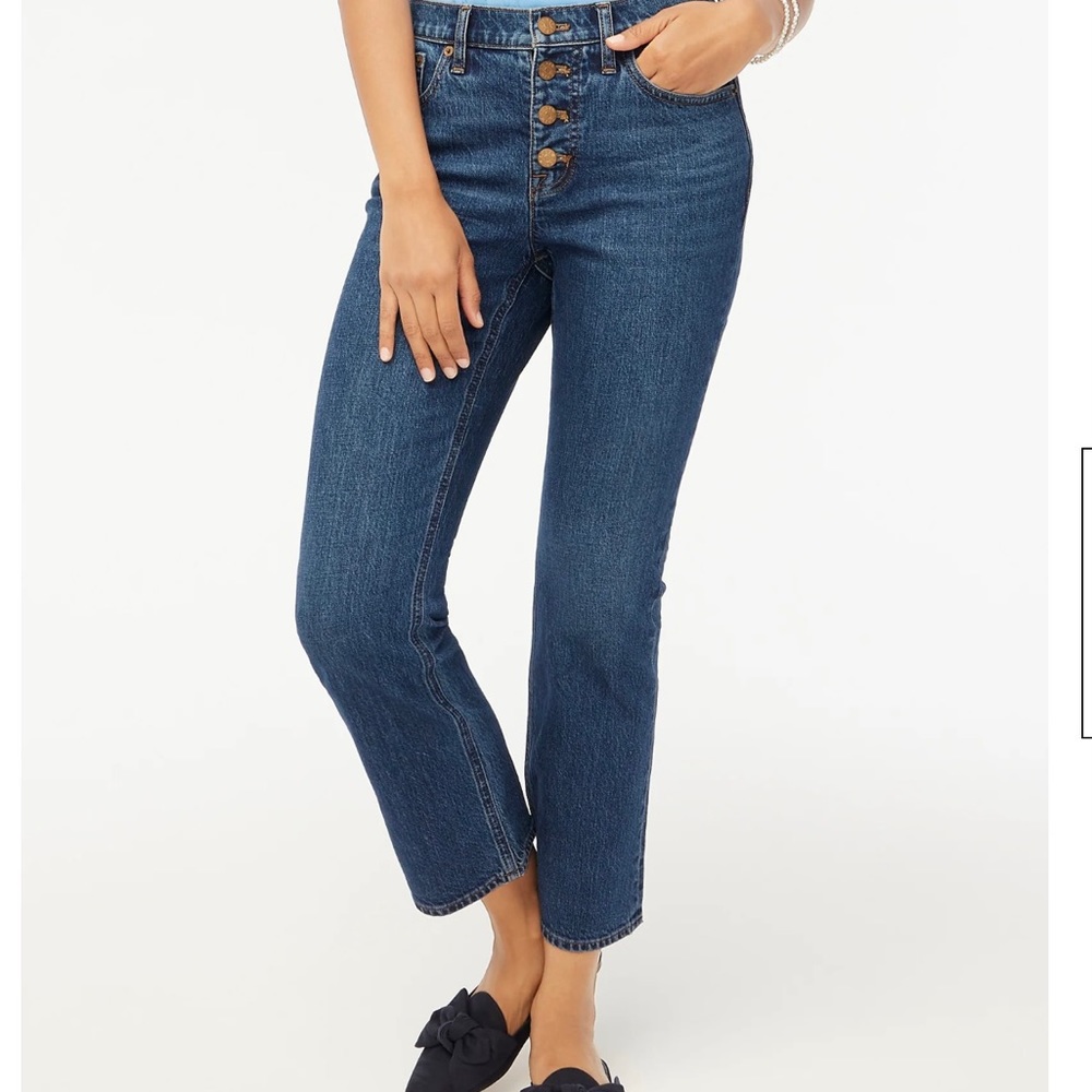 Jcrew mid rise flare crop 12/31